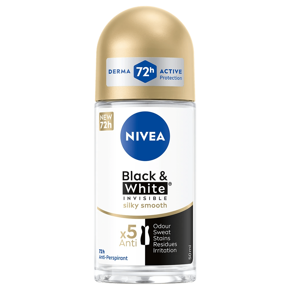 Nivea Black & White Silky Smooth Roll On 50 ml Nivea