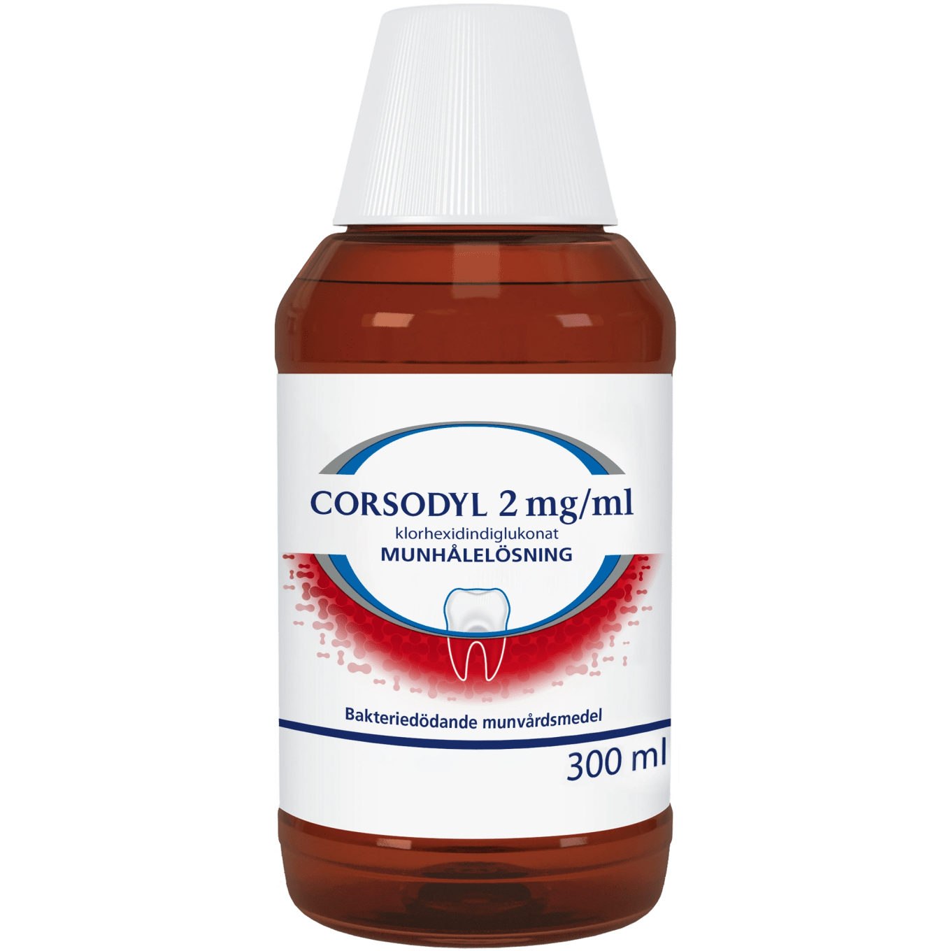 Corsodyl munhålelösning 2 mg/ml 300 ml Corsodyl