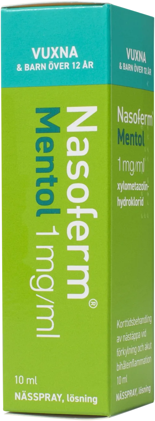 Nasoferm Mentol Nässpray 10ml Nasoferm
