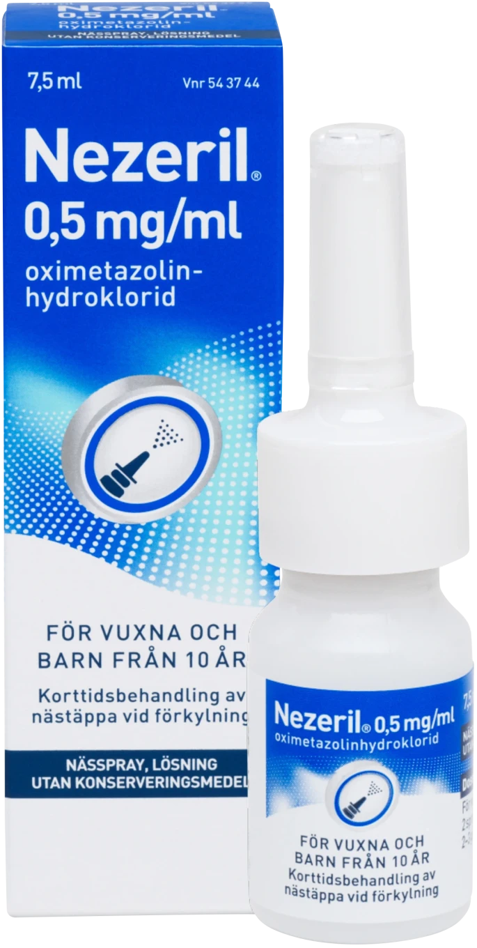 Nezeril nässpray 0,5 mg/ml 7,5 ml Nezeril