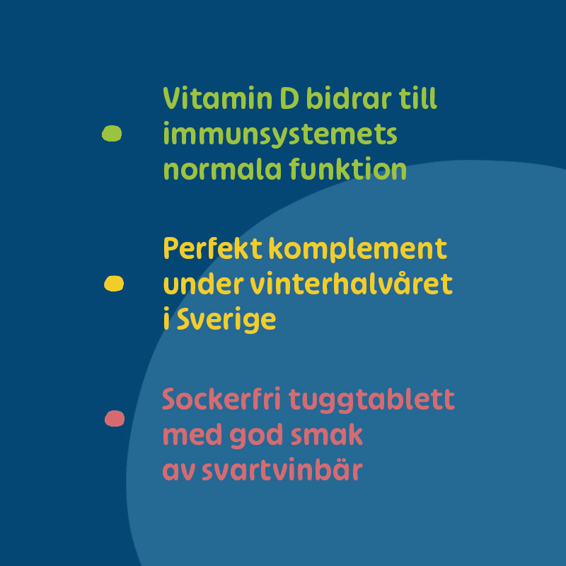 Pharbio Vitamin D Tuggtablett 50 ug 90 st Pharbio
