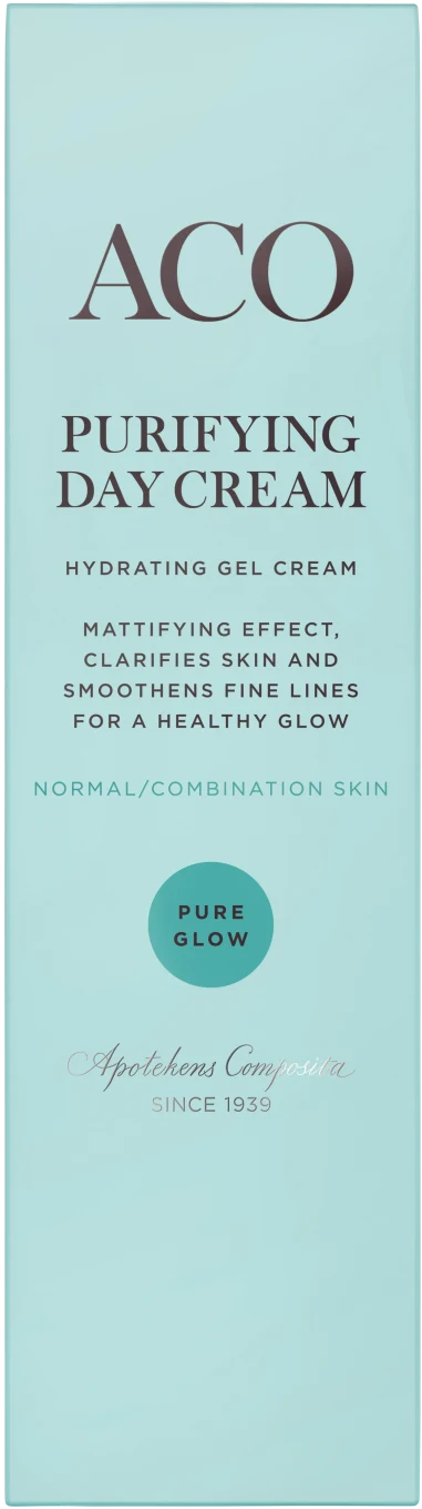 ACO Face Pure Glow Purifying Day Cream Parfymerad 50 ml ACO