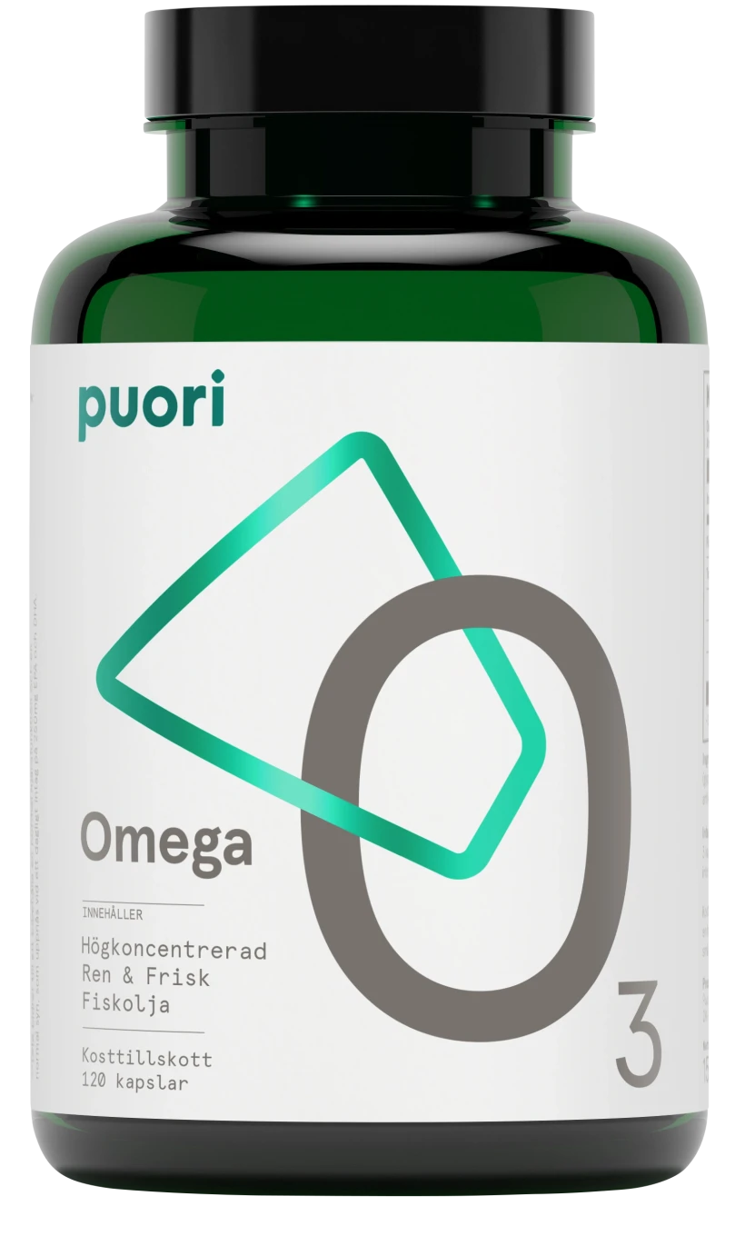 Puori O3 Omega-3 120 kapslar 2000 mg Puori