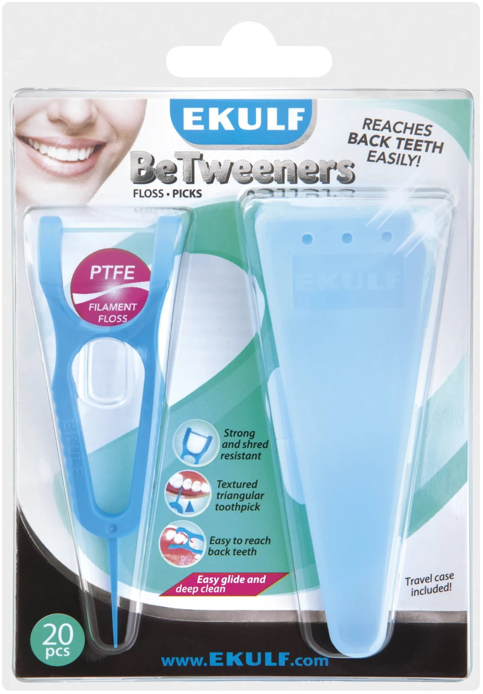 Ekulf BeTweeners Flosspicks 20 st Ekulf