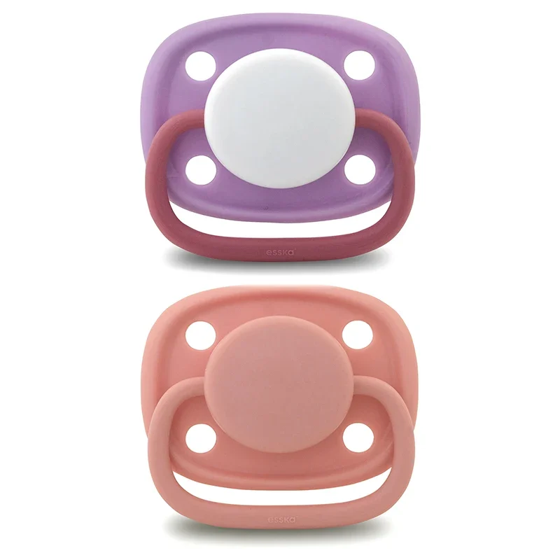 ESSKA Knoppa Silikon 4-36 mån 2-pack Rosa/Lila Esska