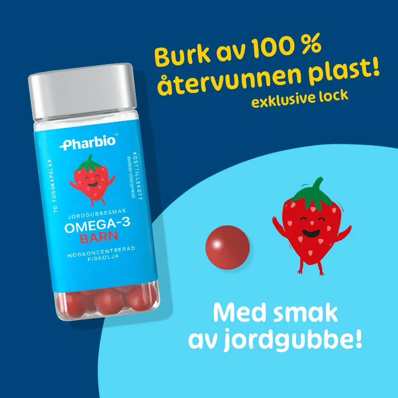 Pharbio Omega-3 Barn Kapsel 70st Pharbio