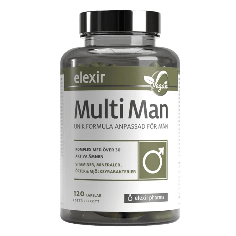 Elexir Multi Man 120 kapslar Elexir Pharma