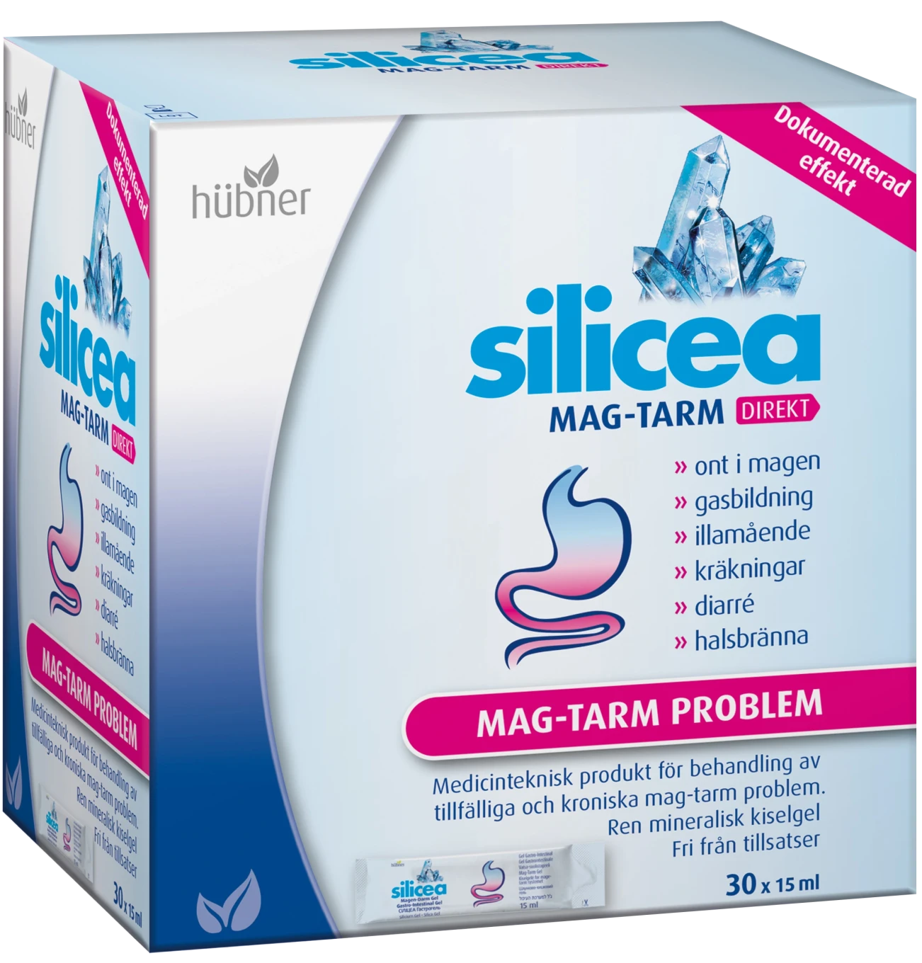 Silicea Mag-Tarm Direkt dospåse 30x15 ml Silicea