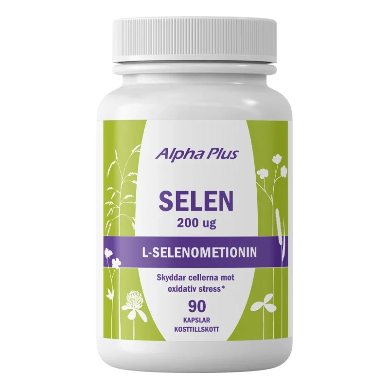 Alpha Plus Selen 200 µg 90 kapslar Alpha Plus