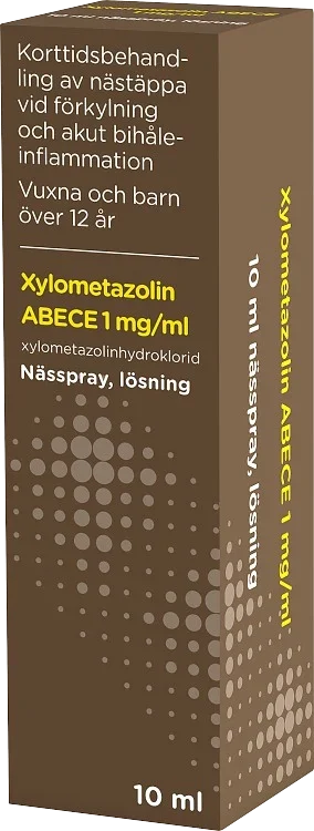 Xylometazolin ABECE, 1mg/ml 10 ml ABECE