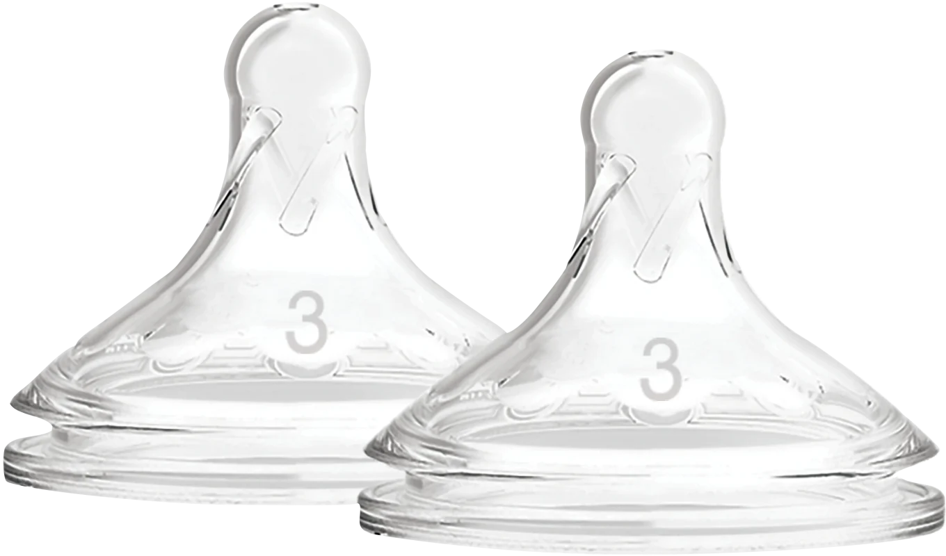 Dr Brown's Opt+ WideNeck Silikon Dinapp Strl 3 2st Dr Browns