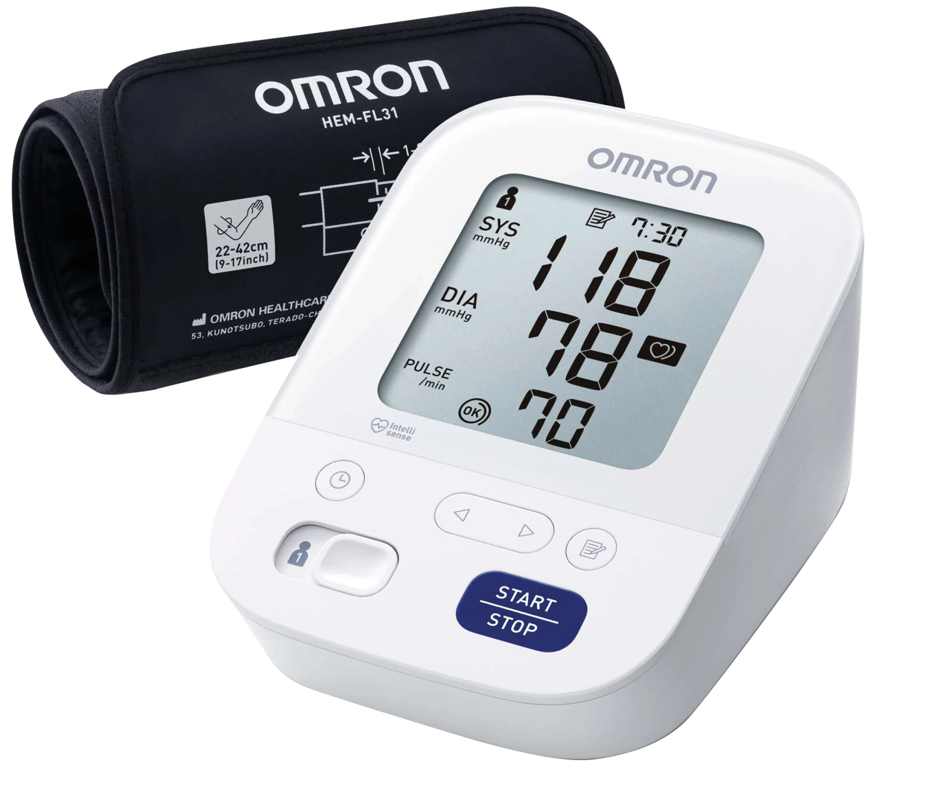 Omron M3 Comfort-2020 Blodtrycksmätare 1st Omron