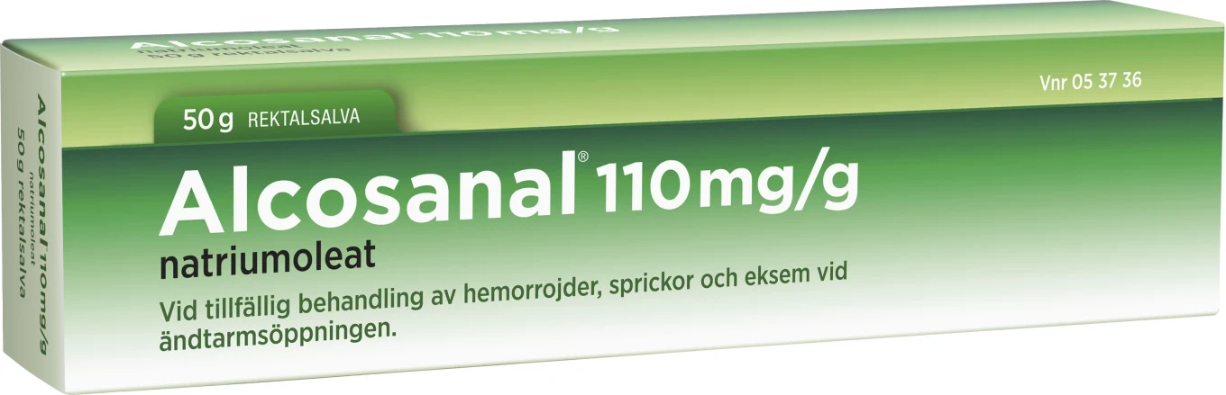 Alcosanal Rektalsalva 110 mg/g 50 g Alcosanal