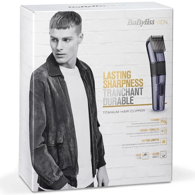 BaByliss Hårklippare Tiotanium E976E BaByliss
