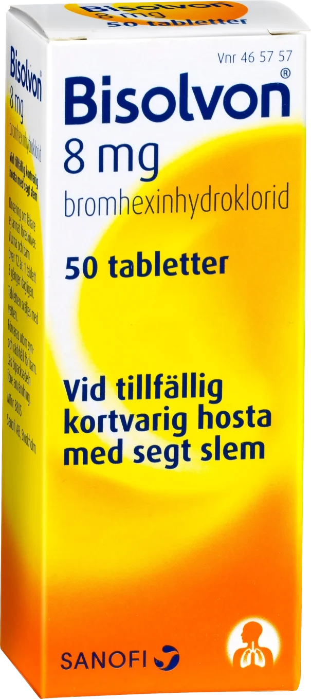 Bisolvon tablett 8 mg 50 st Bisolvon