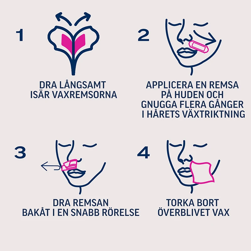 Veet Expert Cold Wax Strips Normal Skin Face 16 pcs Veet