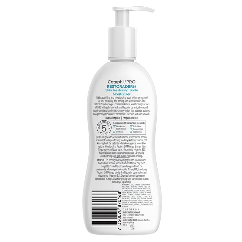 Cetaphil Restoraderm Body Moisturizer 295 ml Cetaphil
