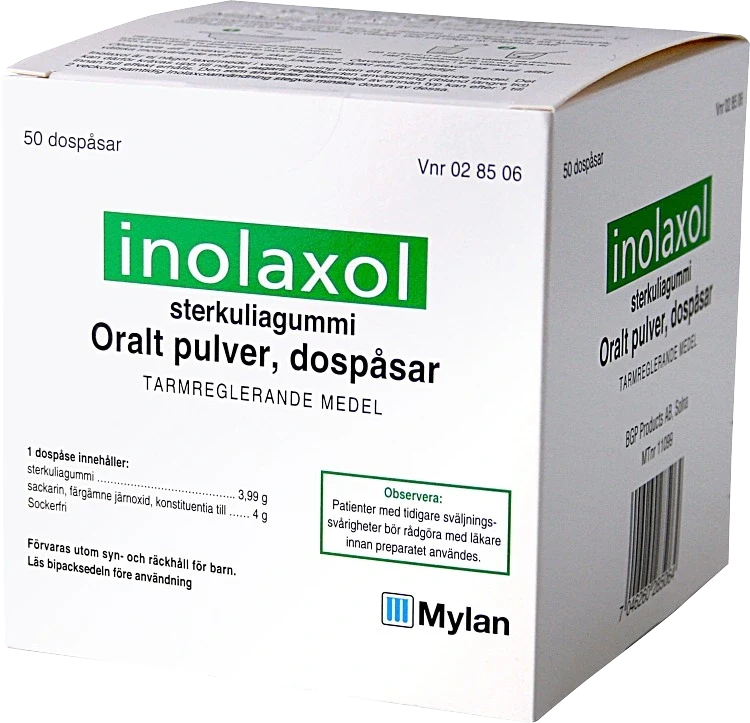 Inolaxol oralt pulver dospåse 50 st Inolaxol