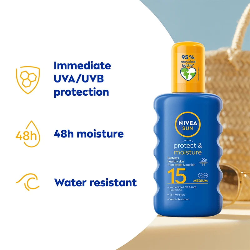 Nivea Sun Protect & Moisture Spray SPF15 200 ml Nivea