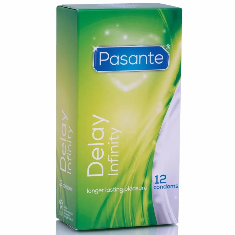 Pasante Delay Infinity Kondomer 12-pack Pasante