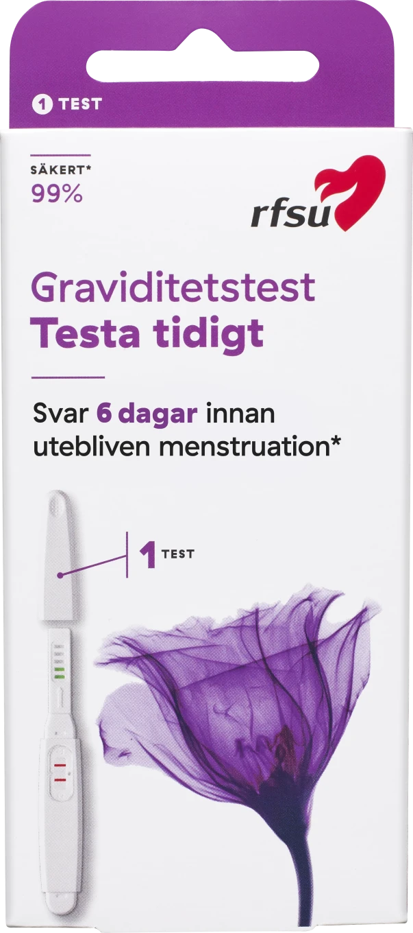 RFSU Graviditetstest Testa Tidigt 1-pack Rfsu
