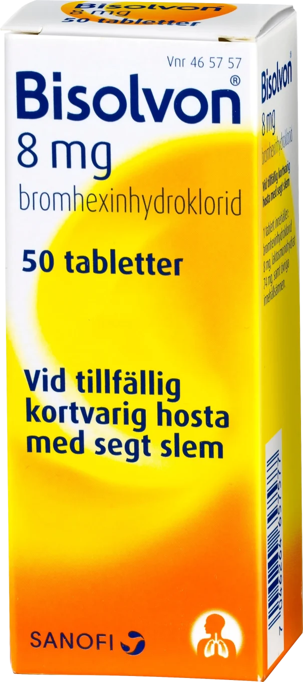 Bisolvon tablett 8 mg 50 st Bisolvon