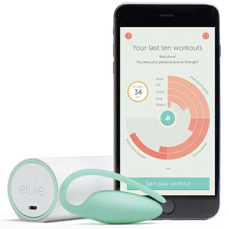 Elvie Kegel Appstyrd Bäckenbottentränare Elvie