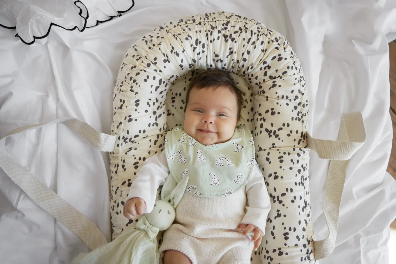 Elodie DryBib Darling Dalmatians 0-3 år Elodie Details