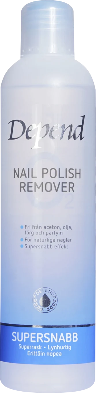 Depend Nagellacksremover O2 Blå 250 ml Depend