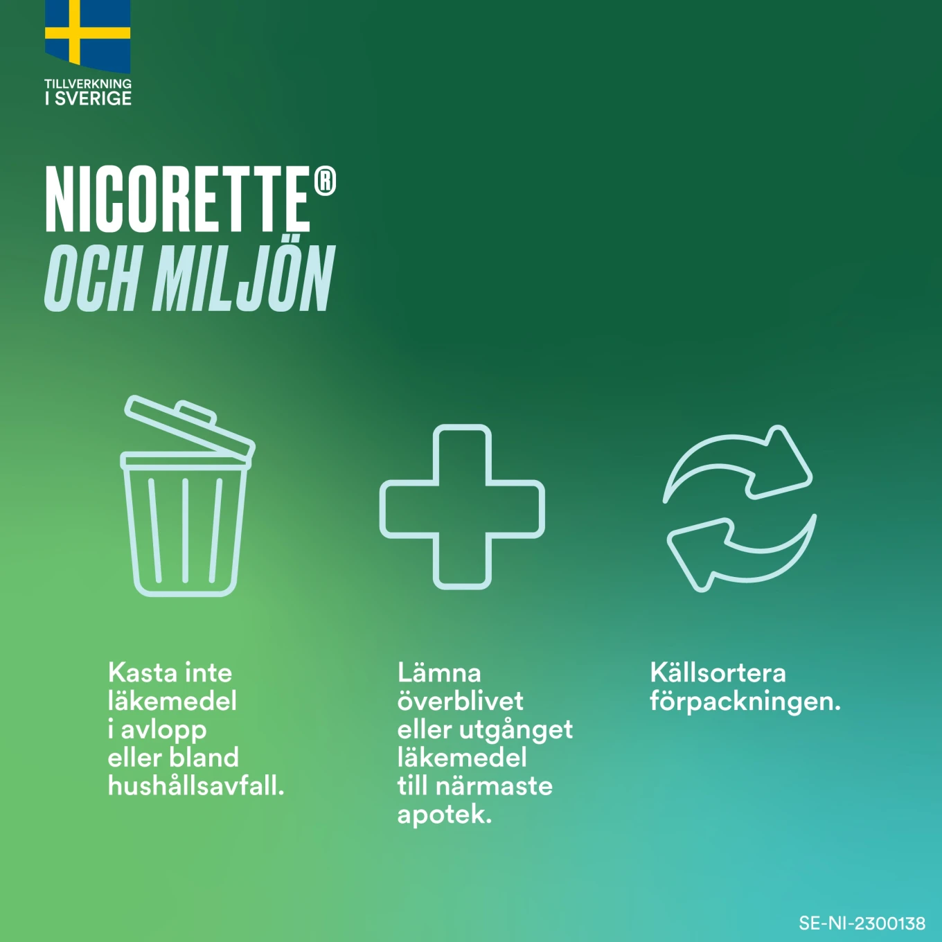 Nicorette Fruktmint medicinskt tuggummi 4 mg 210 st Nicorette