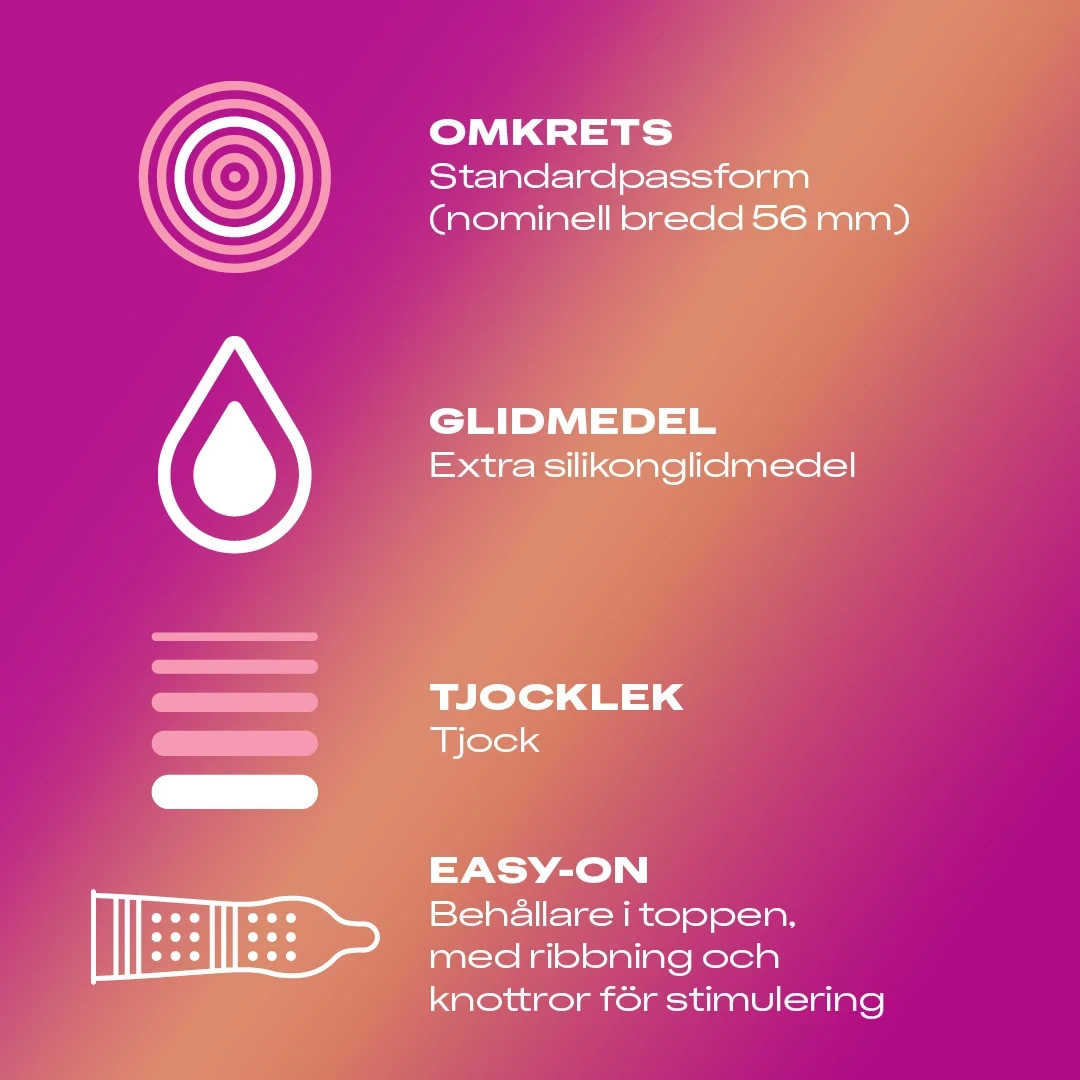 Durex Pleasure Me Kondomer 10 st Durex