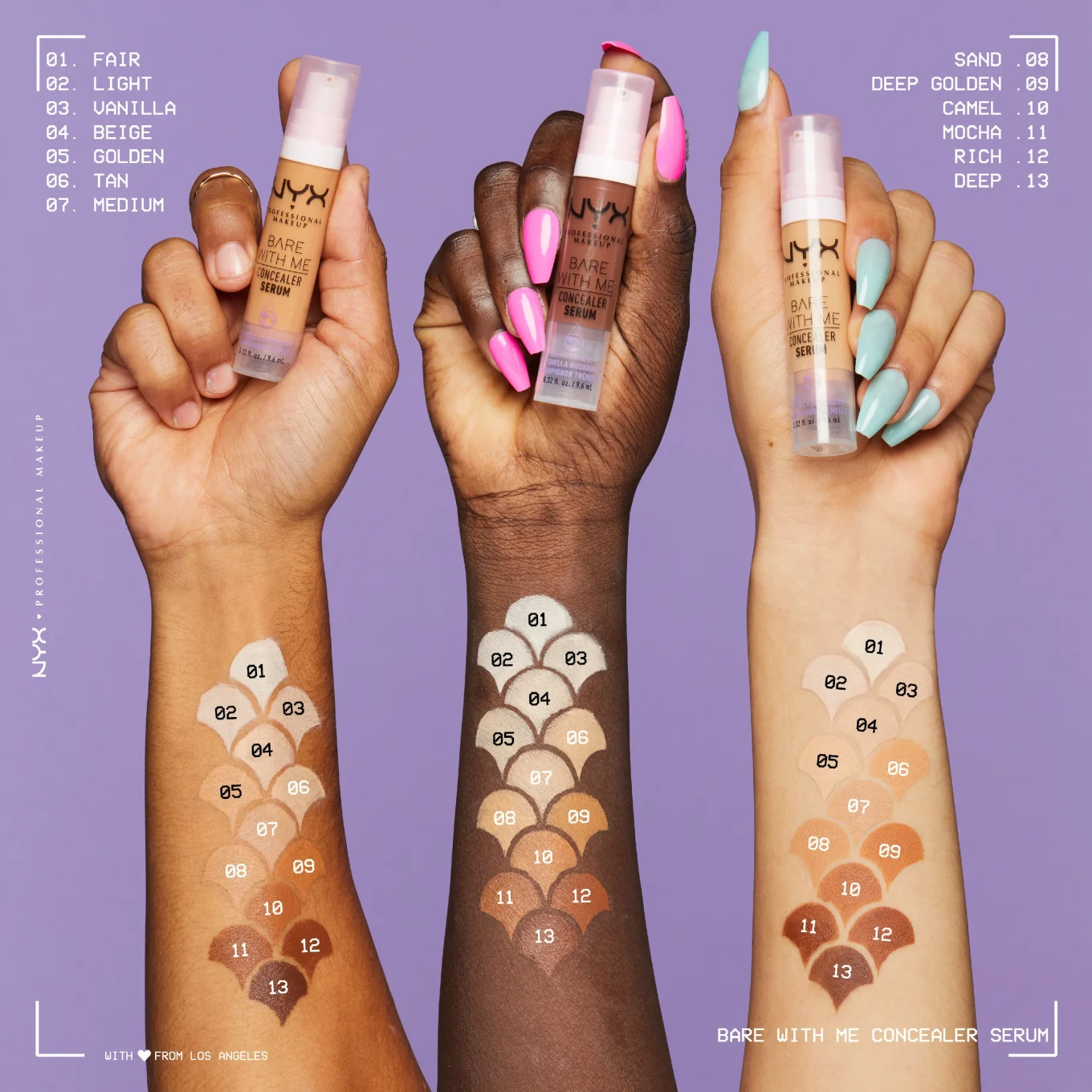 NYX Professional Makeup Bare With Me Concealer Serum 9,6 ml 03 Vanilla NYX Professional Makeup