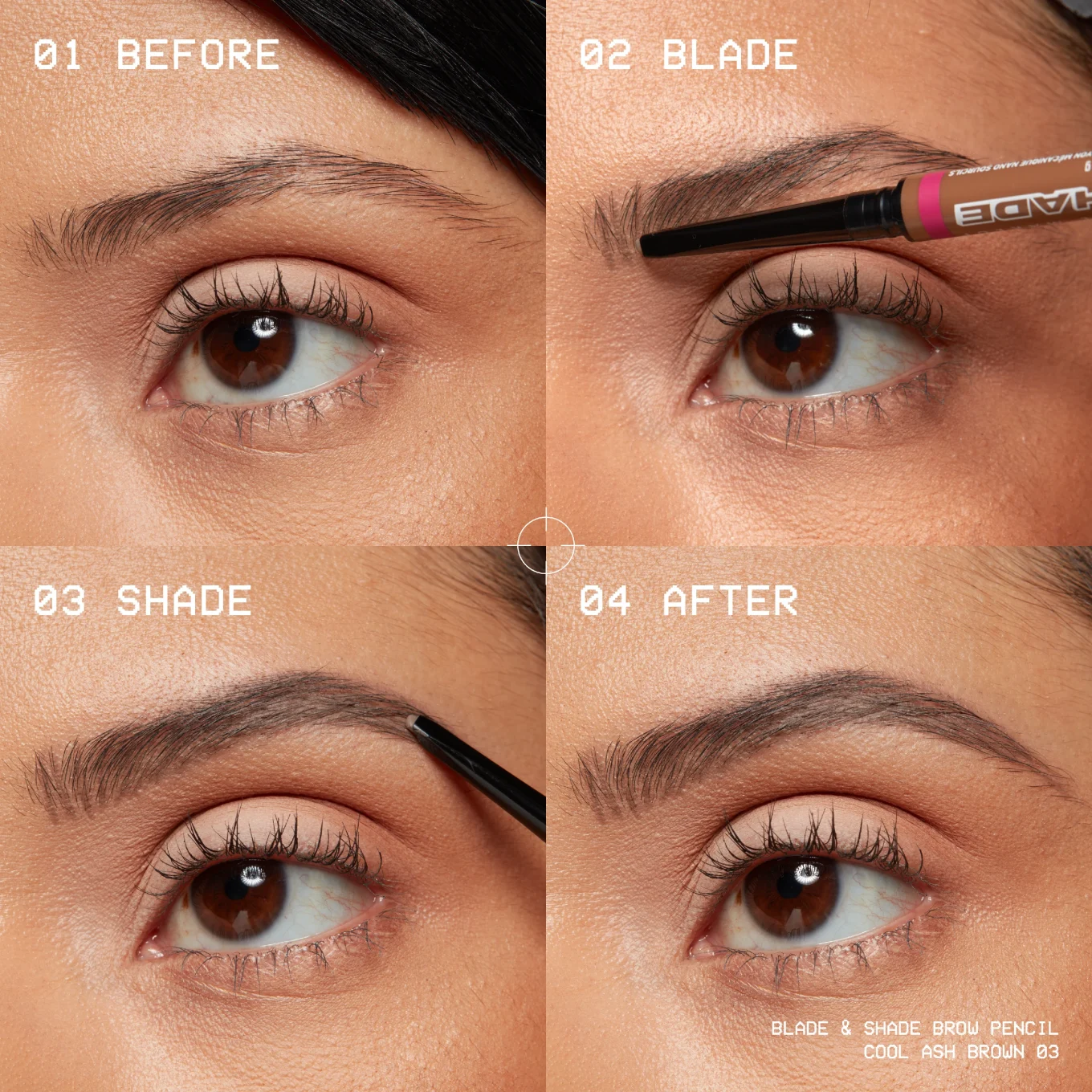 NYX Professional Makeup Blade & Shade Brow Pen 0,1 g 01 Ash Blonde NYX Professional Makeup