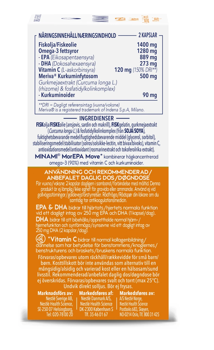 Minami MorEPA Move Omega-3 90% 60 st MINAMI