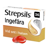 Strepsils Ingefära sugtablett 36 st