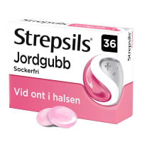 Strepsils Jordgubb sugtablett 36 st