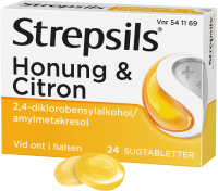 Strepsils Honung & Citron sugtablett 24 st