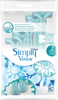 Gillette Simply Venus 2 Engångshyvel för kvinnor 8-pack