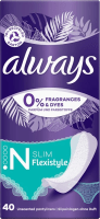 Always Dailies Flexistyle Slim Trosskydd 40 st