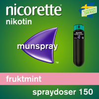 Nicorette Fruktmint munhålespray 1 mg/spray 150 sprayningar