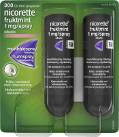 Nicorette Fruktmint munhålespray 1 mg/spray 300 sprayningar