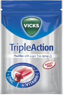 Vicks Triple Action Sugar Free 72 g