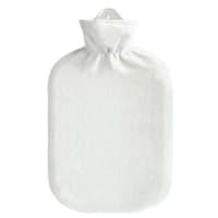 Sipacare Varmvattenflaska Fleece 2 liter Vit