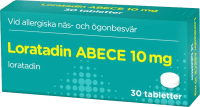 Loratadin ABECE Tablett 10 mg 30 st
