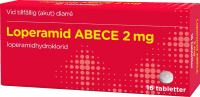Loperamid ABECE Tablett 2 mg 16 st
