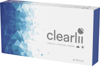 Clearlii Monthly Hydrogel Lenses månadslins 6-pack -3.00