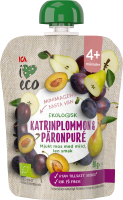 ICA I Love Eco Katrinplommonpuré 90 g