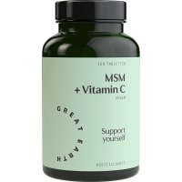 Great Earth MSM+Vitamin C 120 tabletter