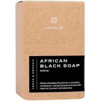 Loelle African Black Soap Bar Hair & Body 150 g