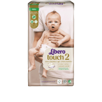 Libero Touch 2 Öppen Blöja 3-6 kg, 62 st